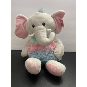 Hug Me Elephant Fluffy Friend Plush 16"